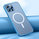 MagSafe Matte Phone Case For iPhone 12 Pro Max(Sierra Blue)