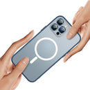 MagSafe Matte Phone Case For iPhone 12 Pro Max(Sierra Blue)