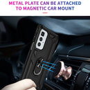 For Motorola Edge 20 Pro Shockproof TPU + PC Phone Case(Black)