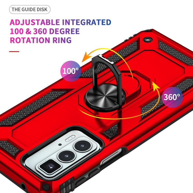 For Motorola Edge 20 Pro Shockproof TPU + PC Phone Case(Red)
