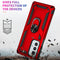 For Motorola Edge 20 Pro Shockproof TPU + PC Phone Case(Red)