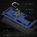 For Motorola Edge 20 Pro Shockproof TPU + PC Phone Case(Blue)
