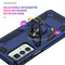 For Motorola Edge 20 Pro Shockproof TPU + PC Phone Case(Blue)