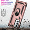 For Motorola Edge 20 Pro Shockproof TPU + PC Phone Case(Rose Gold)
