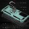For Motorola Edge 20 Pro Shockproof TPU + PC Phone Case(Dark Green)