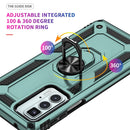 For Motorola Edge 20 Pro Shockproof TPU + PC Phone Case(Dark Green)