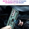 For Motorola Edge 20 Pro Shockproof TPU + PC Phone Case(Dark Green)