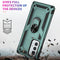 For Motorola Edge 20 Pro Shockproof TPU + PC Phone Case(Dark Green)