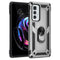For Motorola Edge 20 Pro Shockproof TPU + PC Phone Case(Silver)