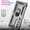 For Motorola Edge 20 Pro Shockproof TPU + PC Phone Case(Silver)