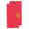 For Samsung Galaxy S22 Ultra 5G GOOSPERY CANVAS DIARY Canvas Texture Leather Phone Case(Red)