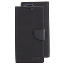 For Samsung Galaxy S22 Ultra 5G GOOSPERY CANVAS DIARY Canvas Texture Leather Phone Case(Black)