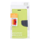 For Samsung Galaxy S22+ 5G GOOSPERY FANCY DIARY Cross Texture Leather Phone Case(Green)