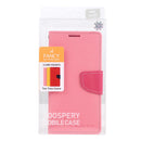 For Samsung Galaxy S22+ 5G GOOSPERY FANCY DIARY Cross Texture Leather Phone Case(Pink)