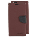 For Samsung Galaxy S22+ 5G GOOSPERY FANCY DIARY Cross Texture Leather Phone Case(Brown)