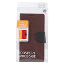 For Samsung Galaxy S22+ 5G GOOSPERY FANCY DIARY Cross Texture Leather Phone Case(Brown)