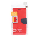 For Samsung Galaxy S22+ 5G GOOSPERY FANCY DIARY Cross Texture Leather Phone Case(Red)