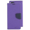 For Samsung Galaxy S22+ 5G GOOSPERY FANCY DIARY Cross Texture Leather Phone Case(Purple)