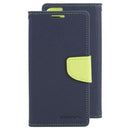 For Samsung Galaxy S22+ 5G GOOSPERY FANCY DIARY Cross Texture Leather Phone Case(Navy Blue)