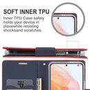 For Samsung Galaxy S22+ 5G GOOSPERY FANCY DIARY Cross Texture Leather Phone Case(Black)