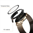 For Huawei Watch GT 3 42mm PC + Tempered Glass Watch Protective Case(Black)