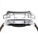 For Huawei Watch GT 3 42mm PC + Tempered Glass Watch Protective Case(Black)