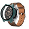 For Huawei Watch GT 3 46mm PC + Tempered Glass Watch Protective Case(Olive Green)