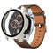 For Huawei Watch GT 3 46mm PC + Tempered Glass Watch Protective Case(Creamy-white)