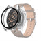 For Huawei Watch GT 3 46mm PC + Tempered Glass Watch Protective Case(Transparent)