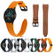 For Samsung Galaxy Watch4 40mm/44mm Double-sided Leather Watch Band(Brown)