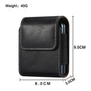 For Samsung Galaxy Z Flip3 5G Lamb Texture Waist Hanging Phone Case(Black)
