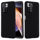 For Xiaomi Redmi Note 11 Pro China / Note 11 Pro+ Liquid Silicone Phone Case(Black)