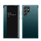 For Samsung Galaxy S22 Ultra 5G Window View Leather Phone Case(Green)