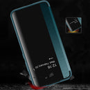 For Samsung Galaxy S22+ 5G Window View Leather Phone Case(Purple)