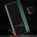 For Samsung Galaxy S22 Ultra 5G Crocodile Texture Window View Leather Phone Case(Black)