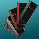 For Samsung Galaxy S22 Ultra 5G Crocodile Texture Window View Leather Phone Case(Red)