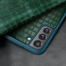 For Samsung Galaxy S22+ 5G Crocodile Texture Window View Leather Phone Case(Black)