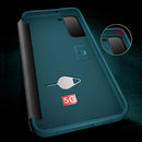 For Samsung Galaxy S22 5G Crocodile Texture Window View Leather Phone Case(Red)