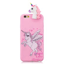 For iPhone 6 Plus Shockproof Cartoon TPU Protective Case(Unicorn)
