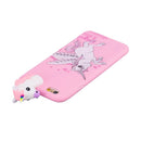 For iPhone 6 Plus Shockproof Cartoon TPU Protective Case(Unicorn)