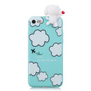 For iPhone 7 / 8 Shockproof Cartoon TPU Protective Case(Clouds)