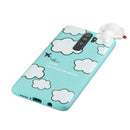 For Xiaomi Redmi Note 8 Pro Shockproof Cartoon TPU Protective Case(Clouds)