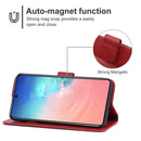 Leather Phone Case For Samsung Galaxy S20 FE 5G / S20 Lite / S20 Fan Edition / S20 FE 4G / S20 FE 2022(Red)