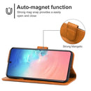 Leather Phone Case For Samsung Galaxy S20 FE 5G / S20 Lite / S20 Fan Edition / S20 FE 4G / S20 FE 2022(Brown)