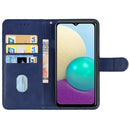 Leather Phone Case For Samsung Galaxy A02 / M02(Blue)