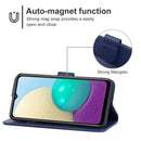 Leather Phone Case For Samsung Galaxy A02 / M02(Blue)