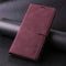 For Samsung Galaxy S22+ 5G TAOKKIM Calf Texture Leather Phone Case(Red)