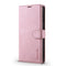 For Samsung Galaxy S22+ 5G TAOKKIM Calf Texture Leather Phone Case(Pink)