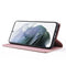 For Samsung Galaxy S22+ 5G TAOKKIM Calf Texture Leather Phone Case(Pink)