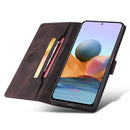 For Xiaomi Redmi Note 11 Pro / Note 11 Pro Max TAOKKIM Calf Texture Leather Phone Case(Coffee)